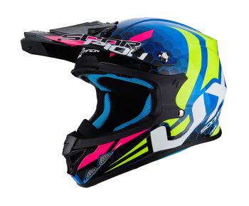 SCORPIONOVÁ PRILBA VX-21 AIR XAGON BLUE-NEON M + ZADARMO