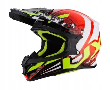 ŠPORTOVÁ PRILBA VX-21 AIR XAGON NEON RD-BK XL + ZADARMO