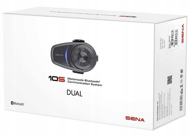SENA 10S Bluetooth 4.1 dosah 1 600 m X2