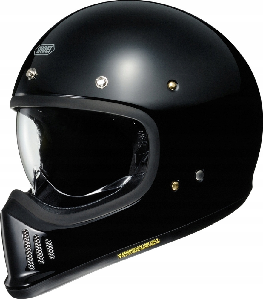 SHOEI EX-ZERO BRILLIANT BLACK retro prilba čierna S