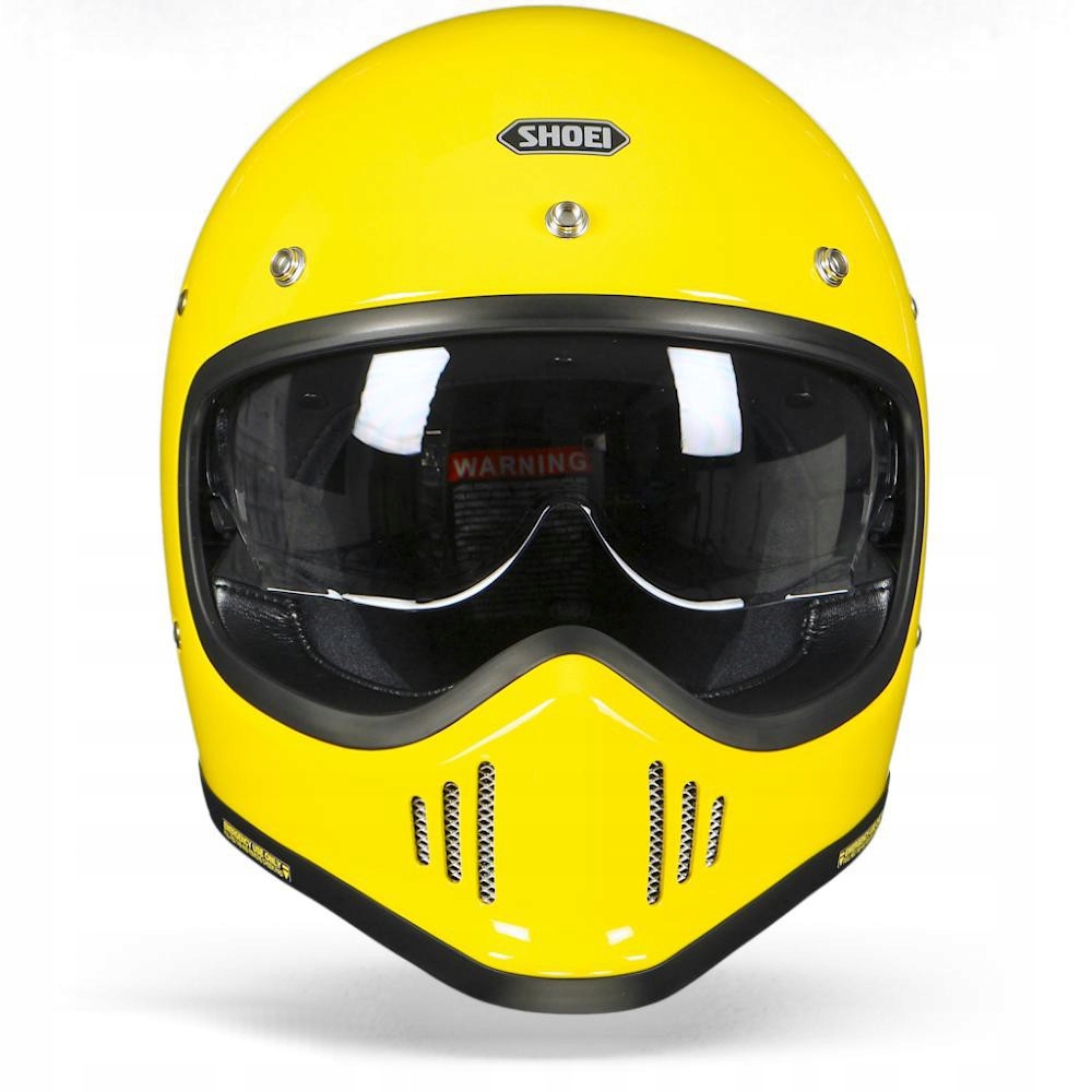 SHOEI EX-ZERO BRILLIANT YELLOW retro prilba žltá L