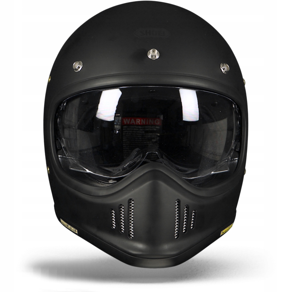 SHOEI EX-ZERO MATTE BLACK retro prilba matná čierna S