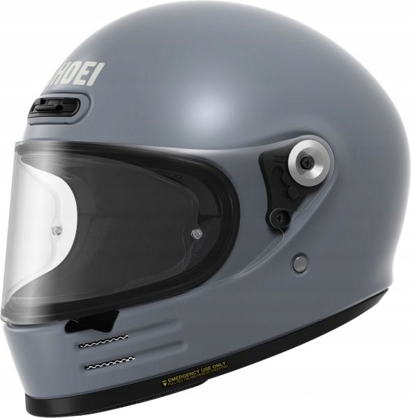 SHOEI GLAMSTER BASALT GREY retro prilba šedá M