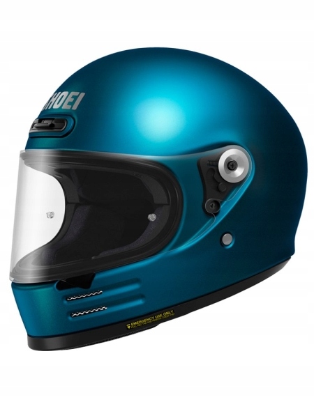 SHOEI GLAMSTER LAGUNA MODRÁ retro prilba S
