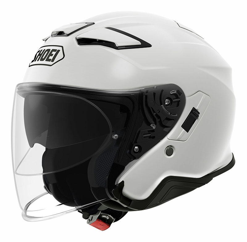 Prilba SHOEI J-Cruise II White Intercom Jet s otvorenou tvárou
