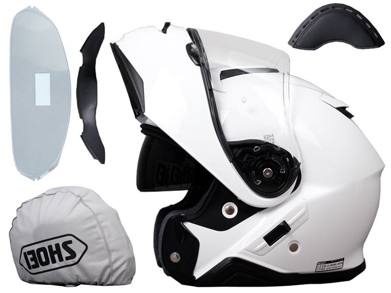 PRILBA SHOEI NEOTEC II BIELA PLNÁ VÝBAVA