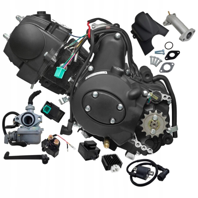 HORIZONTÁLNY MOTOR 152FMH, 110CC 4T, PREVODOVKA ATV 1 + 1