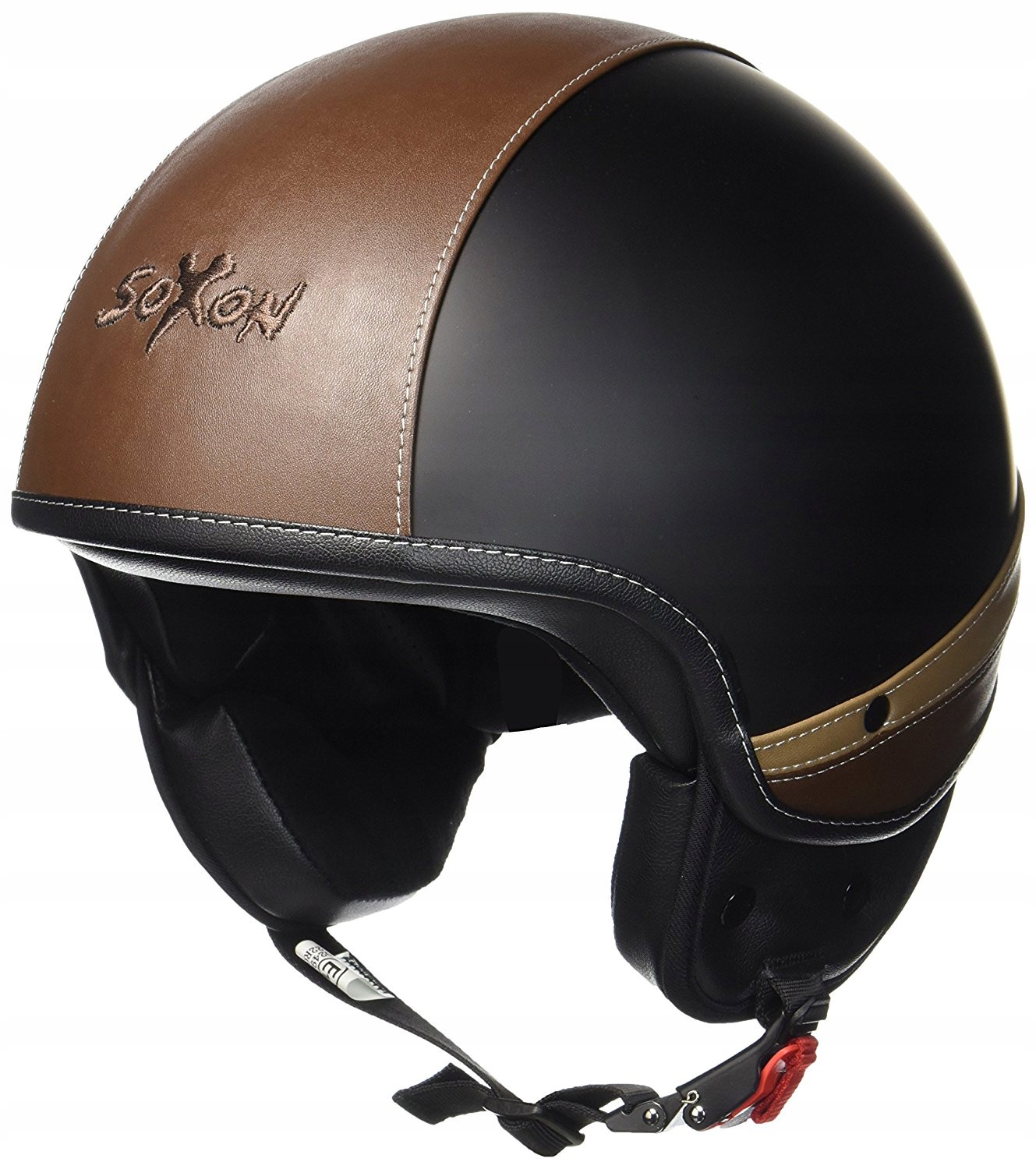 Čierna moto prilba SOXON SP-301 URBAN JEDINEČNÁ