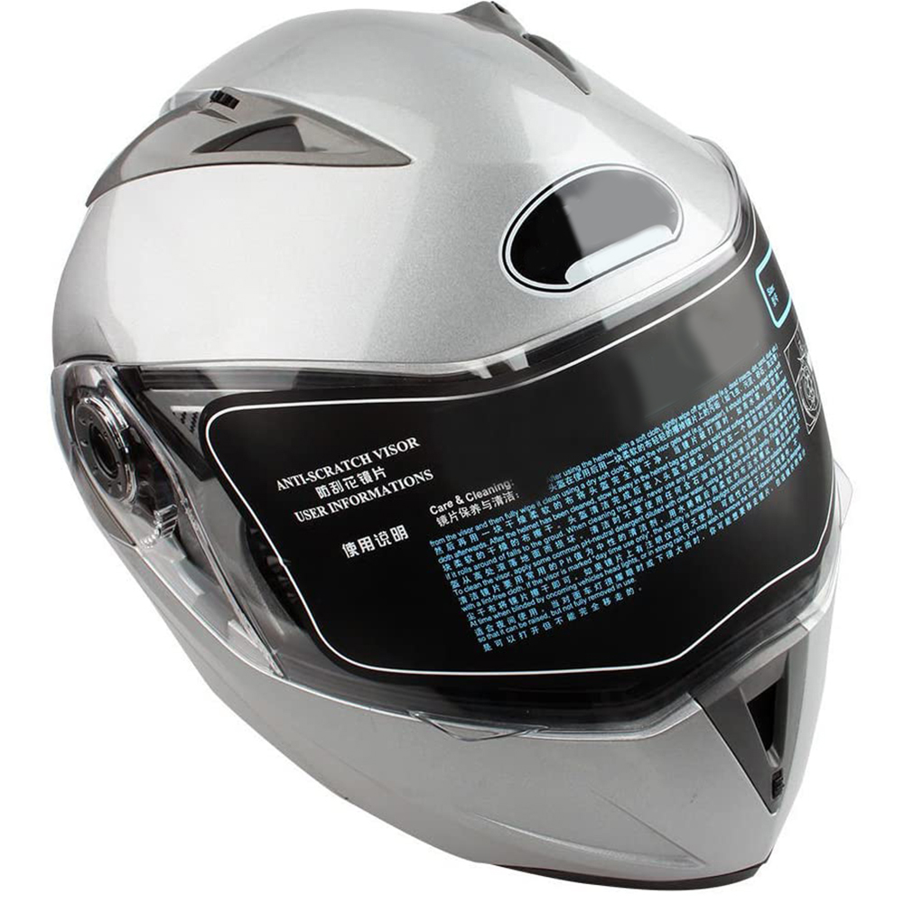 PRILBA NA MOTOCYKLE SILVER SIZE XL