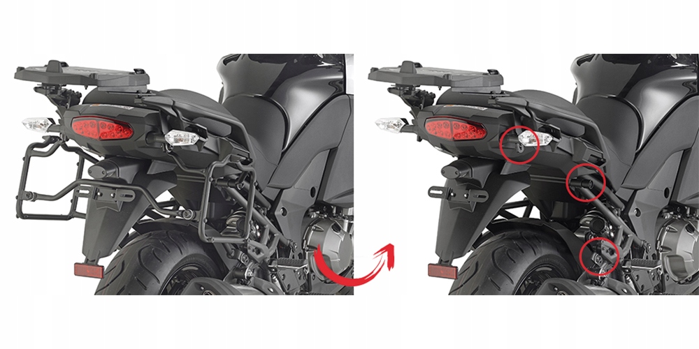 BOČNÝ RÁMOVÝ RÁM KAWASAKI VERSYS 1000 '15 -16