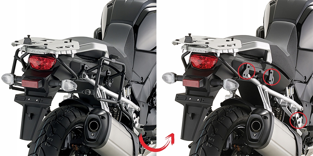 BOČNÝ RÁM RÁM SUZUKI DL1000 V-STROM 14-19