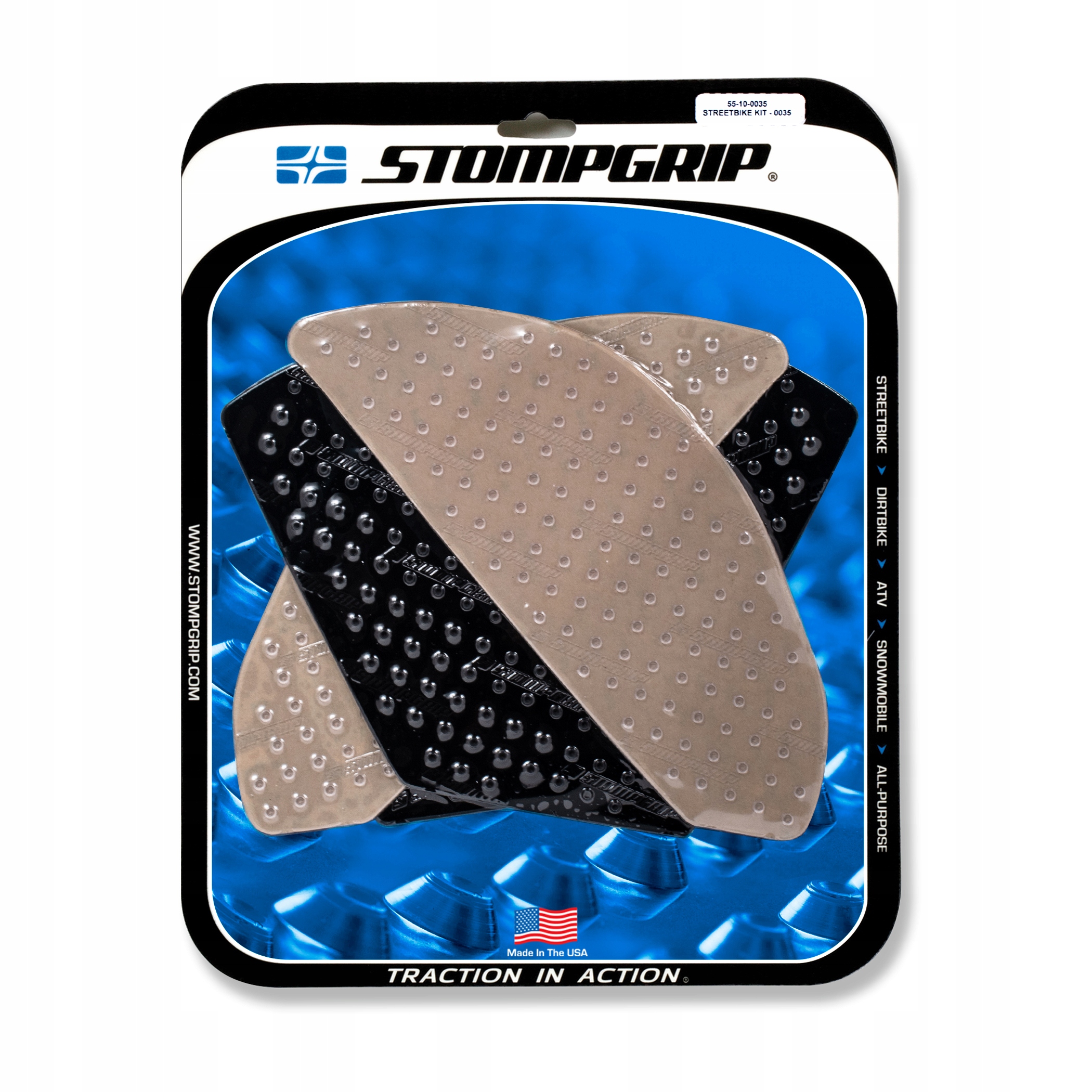 NÁLEPKY STOMPGRIP BAK KAWASAKI ER-6 N / F 05/08