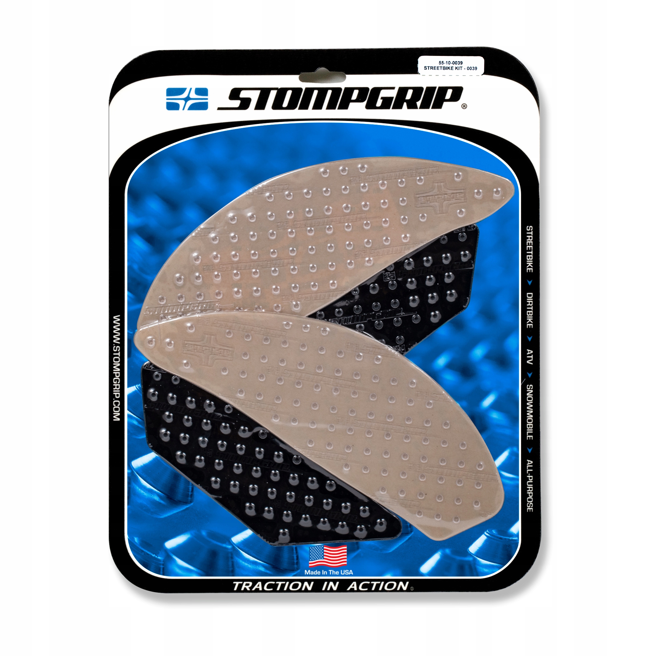 NÁLEPKY STOMPGRIP BAK KAWASAKI ER-6 N / F 09/11