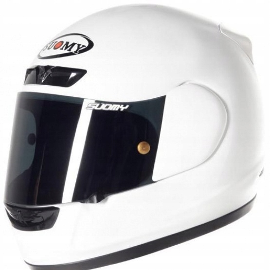 SUOMY APEX BIELA MOTOCYKLOVÁ PRILBA VEĽKOSTI XS