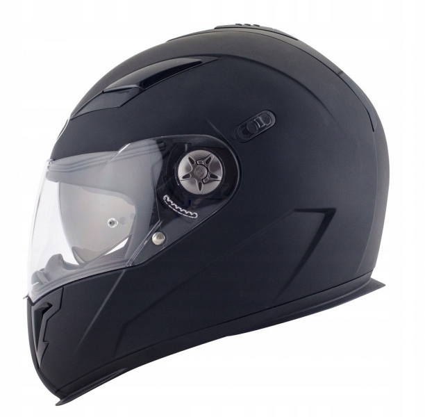 HALO MATNÁ ČIERNA SUITOVÁ MOTOCYKLOVÁ PRILBA VEĽKOSŤ L