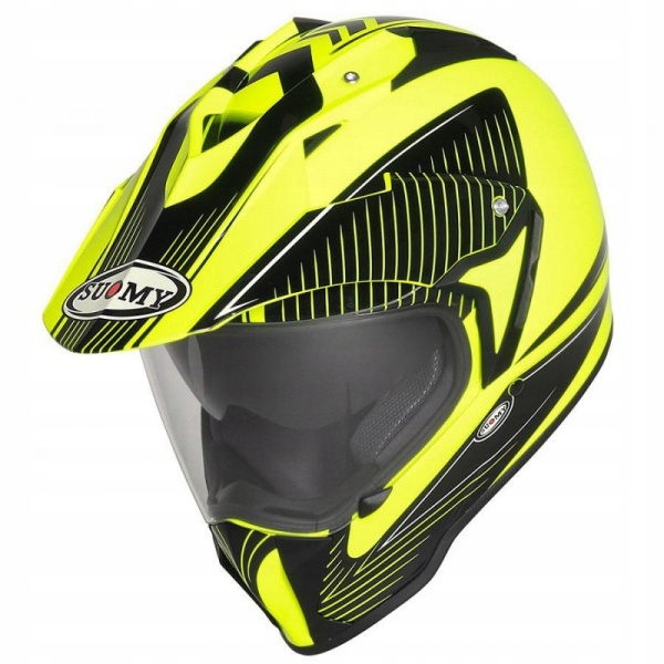 PRILBA SUOMY MOTOCYKL MXTOURER FLUO ŽLTÁ M