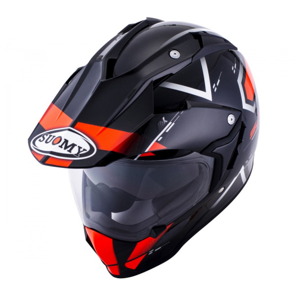 SUITE MOTOCYKLOVÁ PRILBA MXTOURER ORANŽOVÁ L