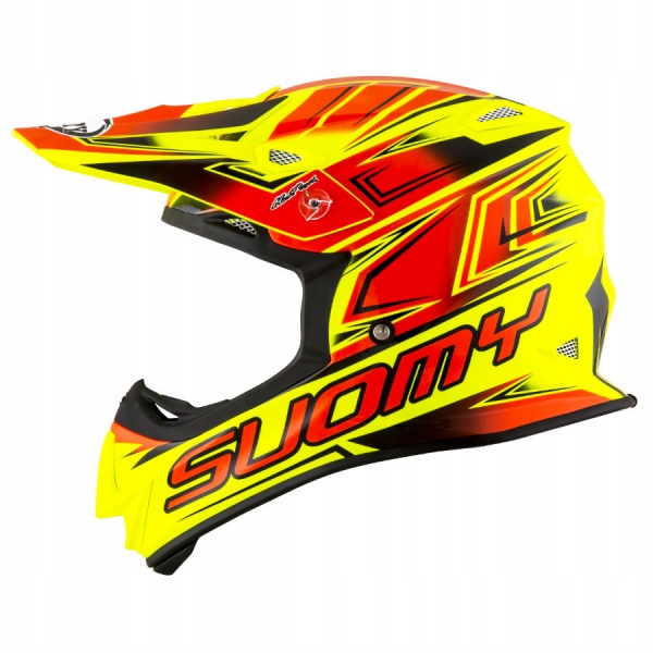 SUOMY HELMET MR JUMP START FLUO ŽLTÁ ČERVENÁ XS