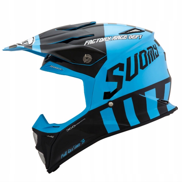 PRILBA SUOMY MX SPEED PLNÁ PLYNOVÁ KYANOVÁ MODRÁ VEĽKOSŤ S