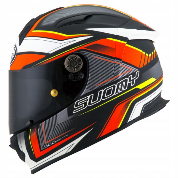 SUOMY KASK SR ŠPORTOVÝ MOTOR MATNÝ ČIERNE ČERVENÝ S