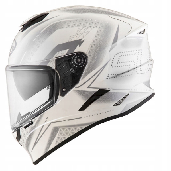 STELLAR SHADE WHITE GREY SUEDE HELMET VEĽKOSŤ L