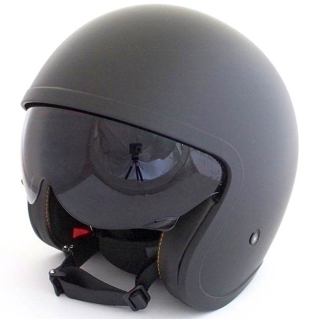 SUPER MAT ČIERNA PRILBA CHOPPER HARLEY XS