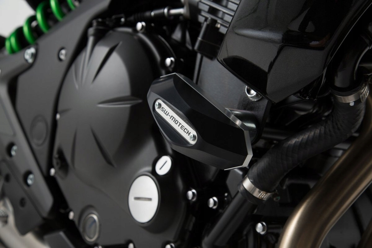ZÁVITOVÉ PLATNICE SW-MOTECH KAWASAKI ER-6N (12-) ČIERNE