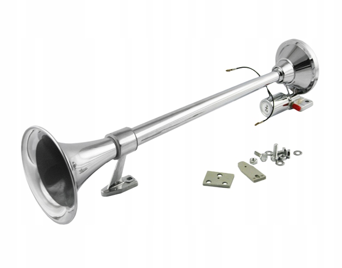 ZVUKOVÝ SIGNÁL AIR FANFARA TRUMPET KLAXON CHROM