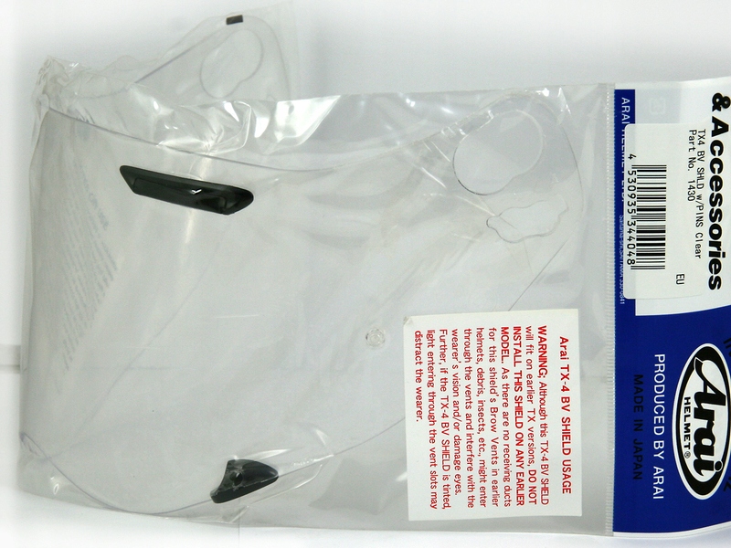 VISOR OKNA PRE ARAI TOUR X4 CLEAR HELMET