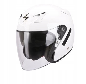 Moto prilba Scorpion EXO-220 BIELA XS + ZADARMO