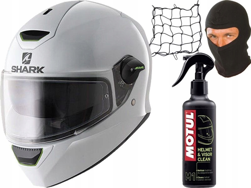 Shark SKWAL Moto prilba LED DIODES biela L