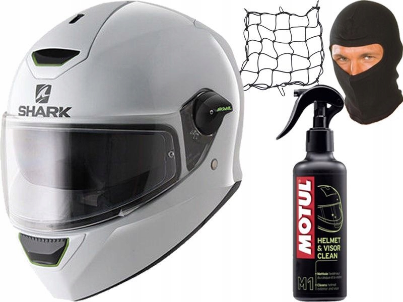 Shark SKWAL Moto prilba LED DIODES biela S