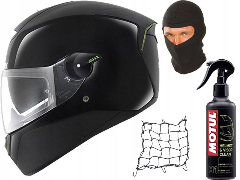 Motocyklová prilba Shark SKWAL LED DIODES čierna veľkosť L