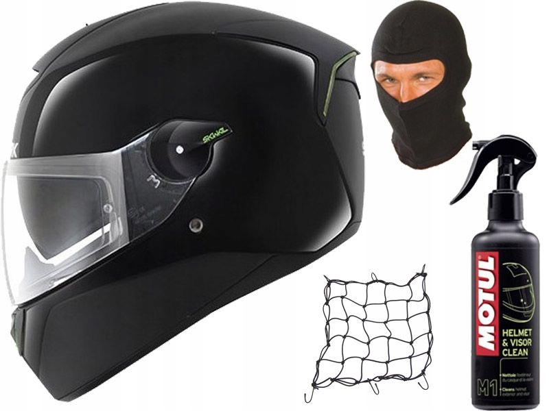 Motocyklová prilba Shark SKWAL LED DIODES čierna veľkosť M
