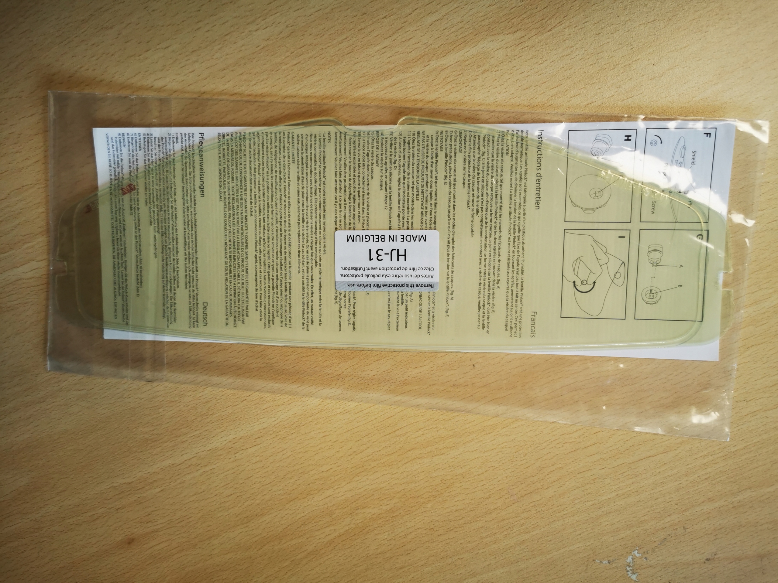 Skipfog pinlock HJ-31 pre helmu HJC i70