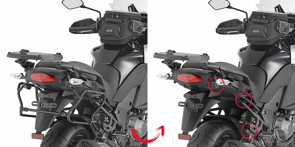 Stojan na bočné kufre KLXR4113 Kawasaki Versys 1000