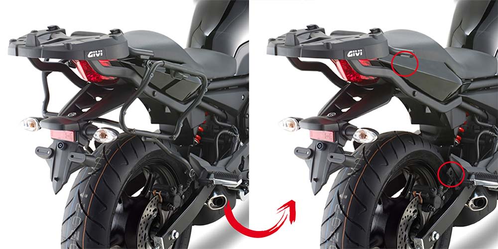 Nosič kufrov KLXR2110 Yamaha XJ6 2013