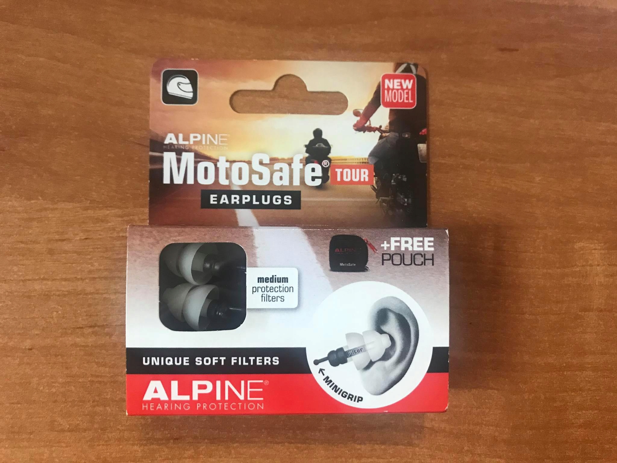 Špunty do uší pre motocykle ALPINE MOTOSAFE TOUR