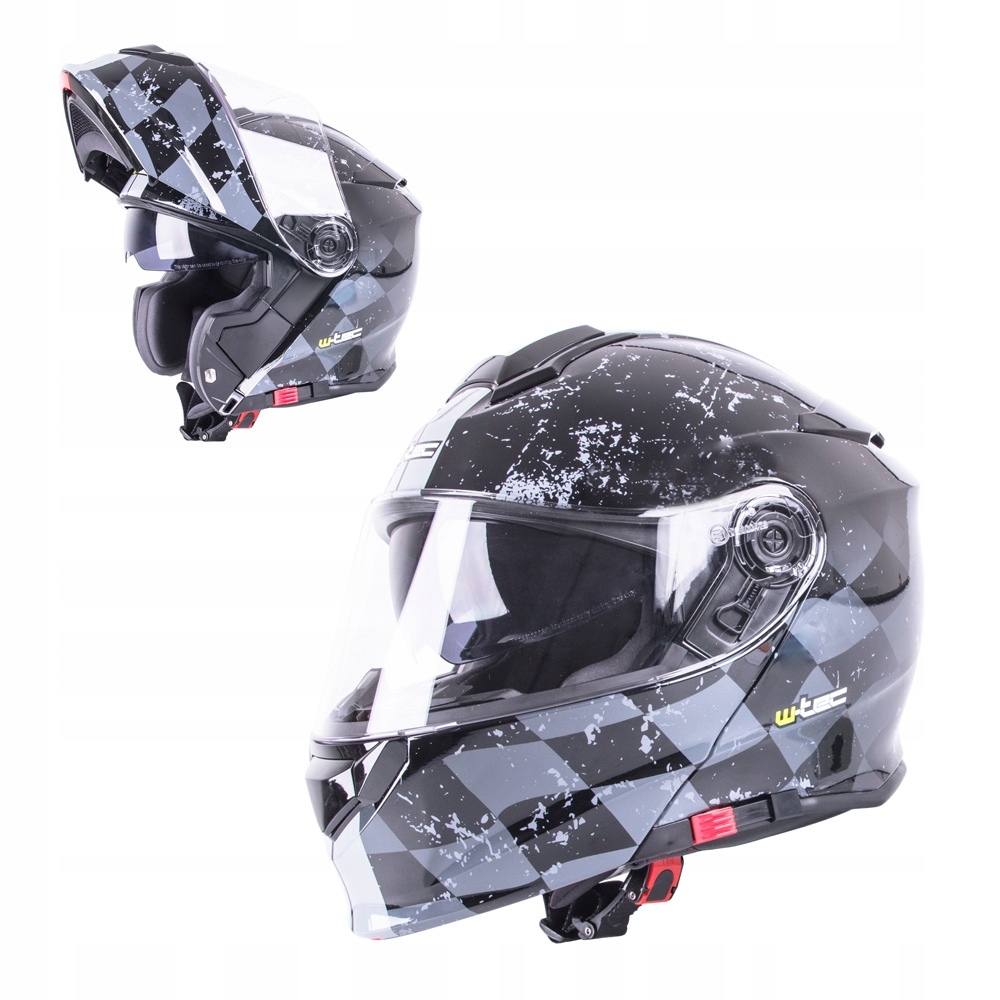 Čeľusťová motocyklová prilba W-TEC V271 + Blenda L