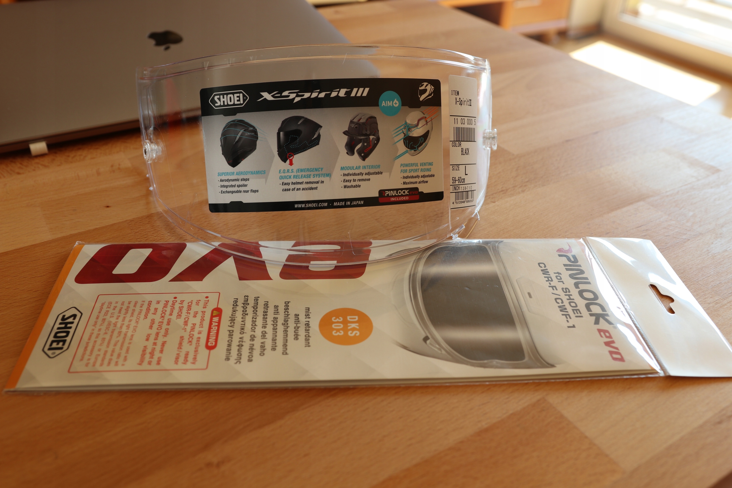 Fast Shoei X-Spirit III CWR-F + PINLOCK CWF-F -1