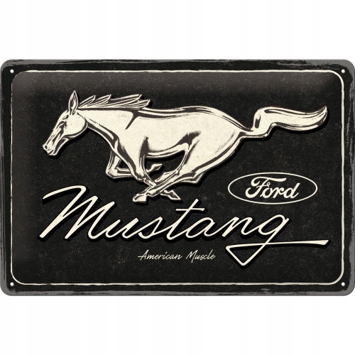 Kovový plech motocykla Ford Mustang