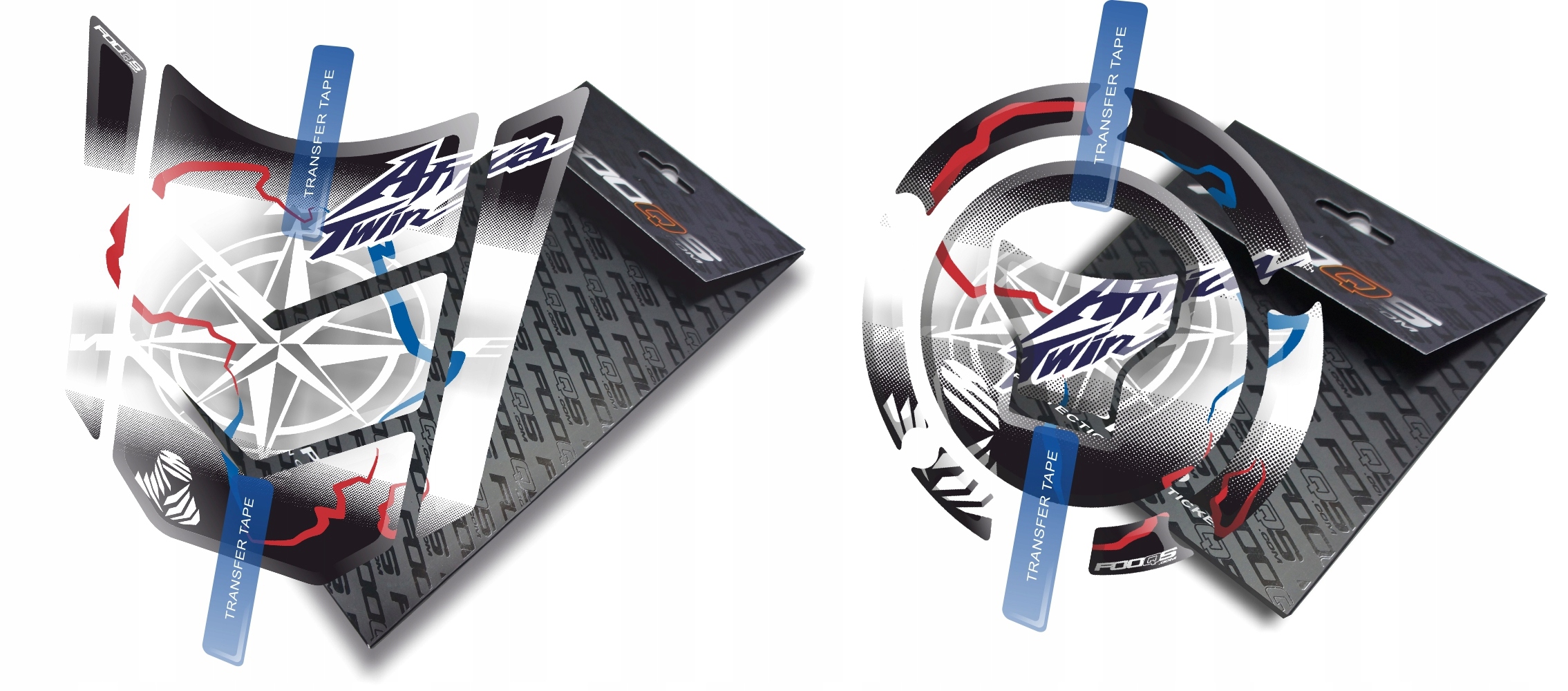 TANK-PAD + CAP-PAD od FOOQS HONDA Africa Twin