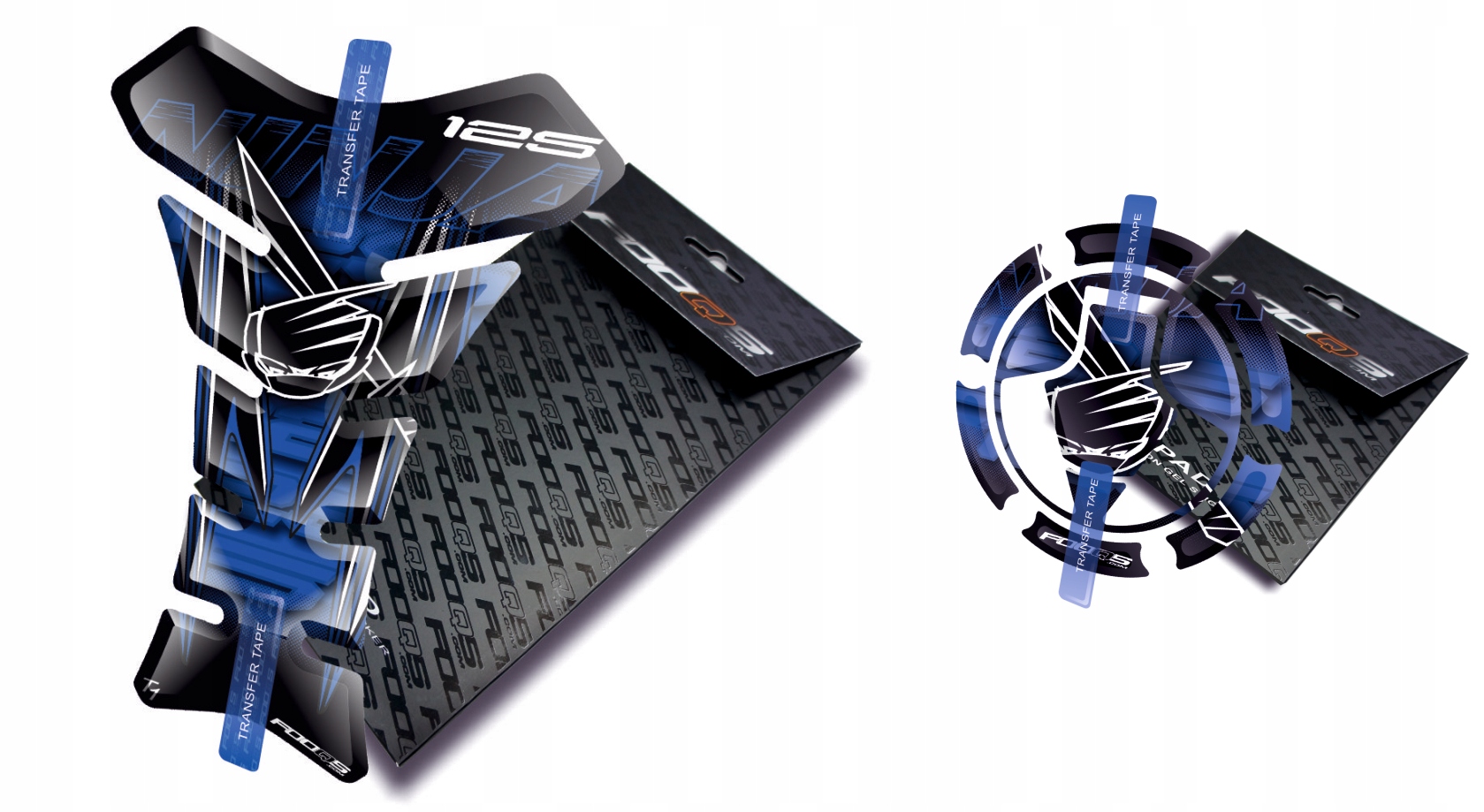 TANK-PAD + CAP-PAD od FOOQS KAWASAKI NINJA 125