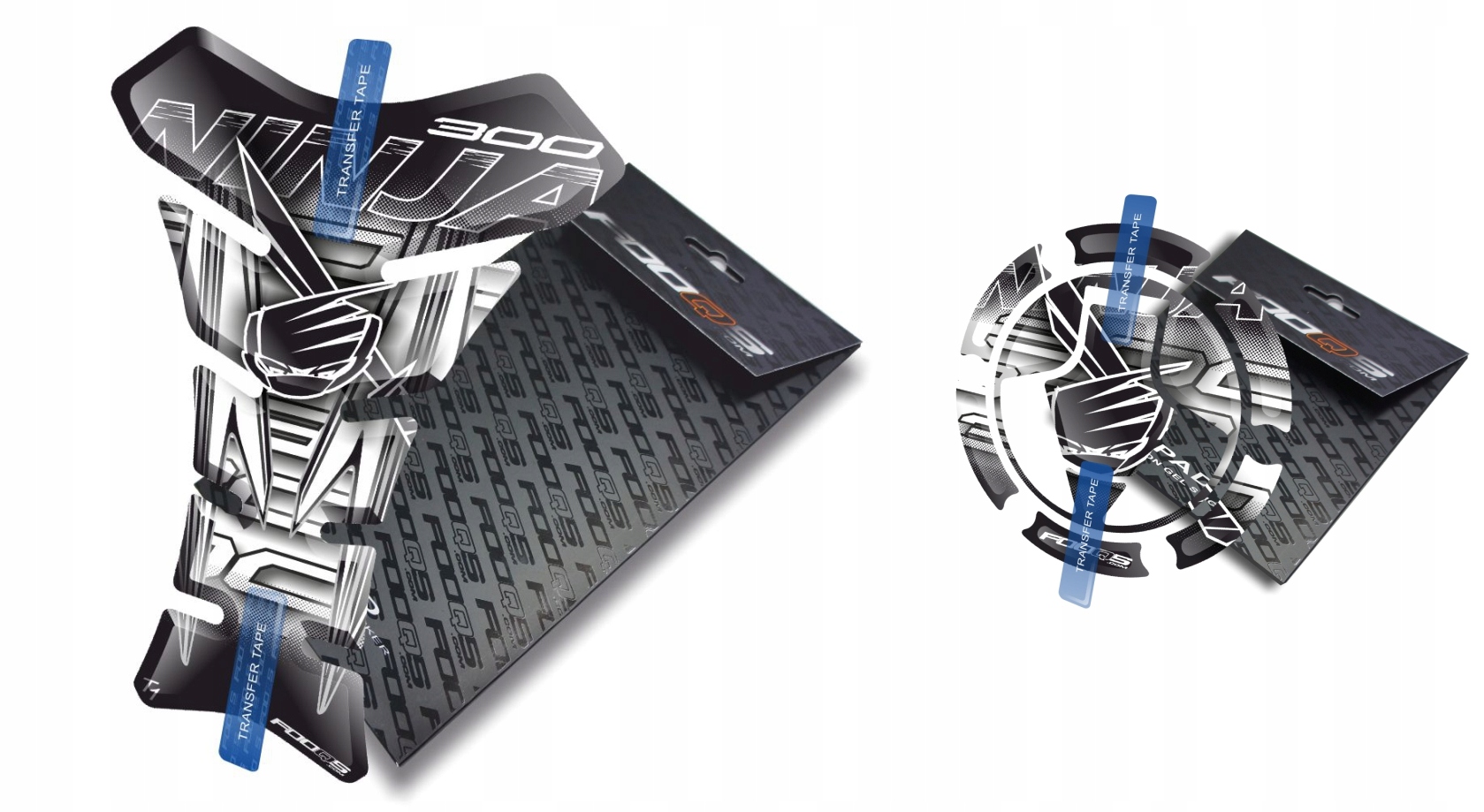 TANK-PAD + CAP-PAD od FOOQS KAWASAKI NINJA 300