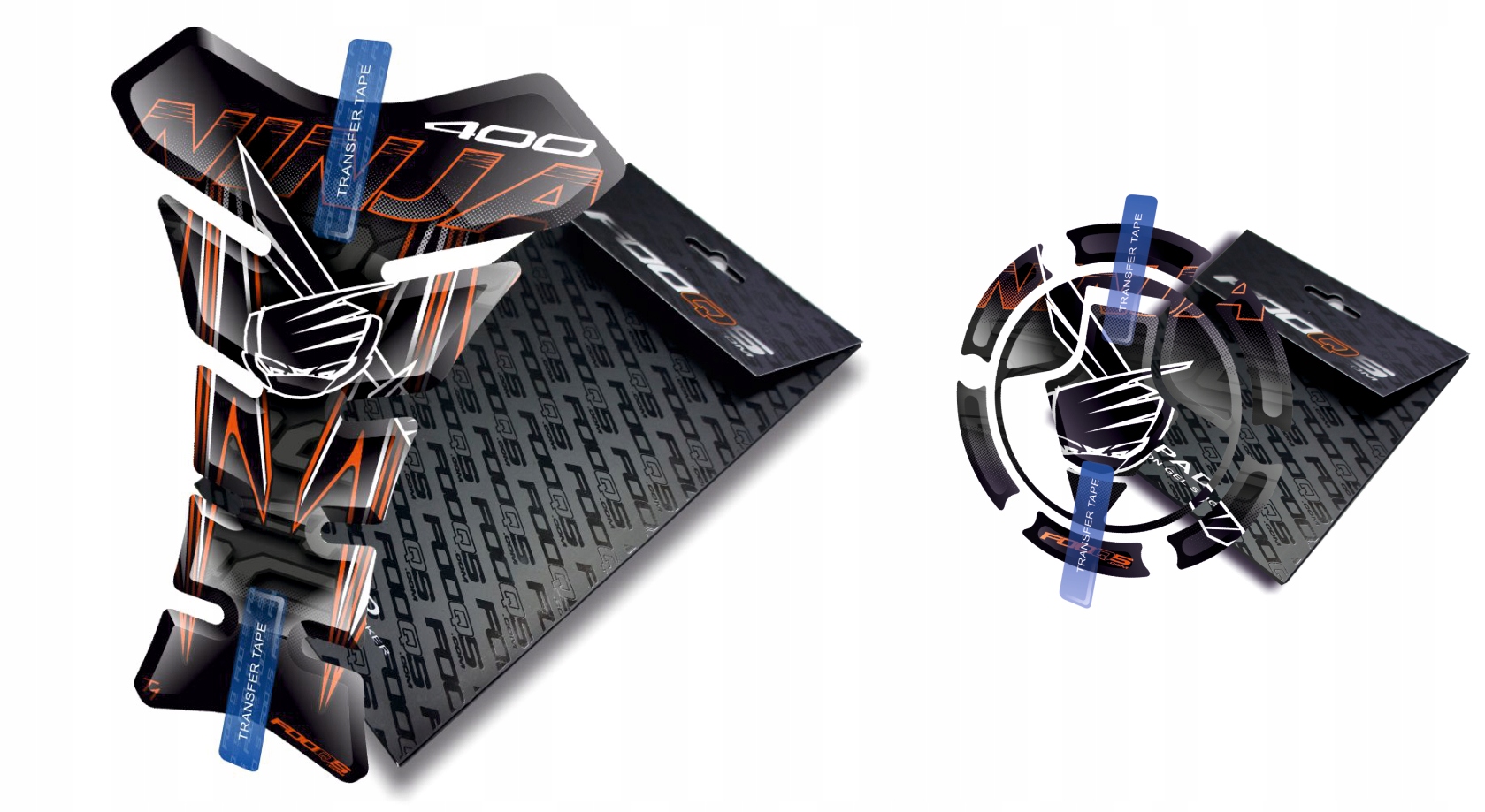 TANK-PAD + CAP-PAD od FOOQS KAWASAKI NINJA 400