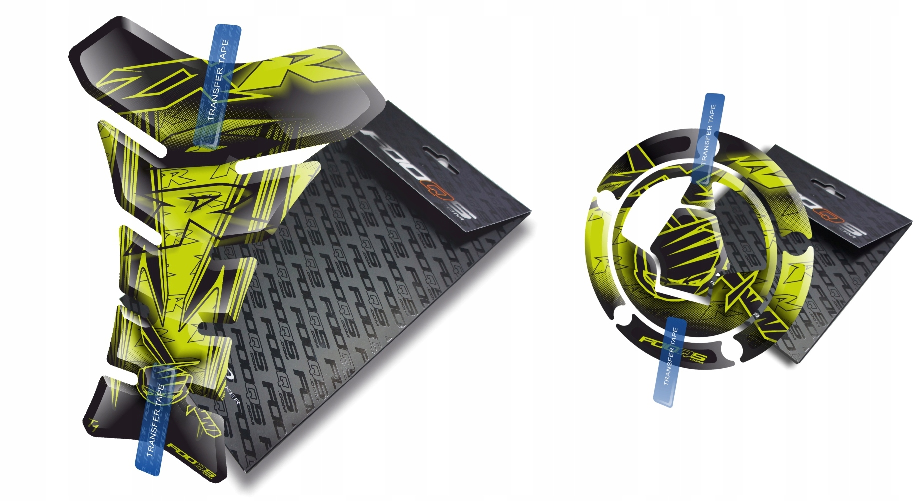 TANK-PAD CAP-PAD od FOOQS KAWASAKI ZX-6-R FLUO