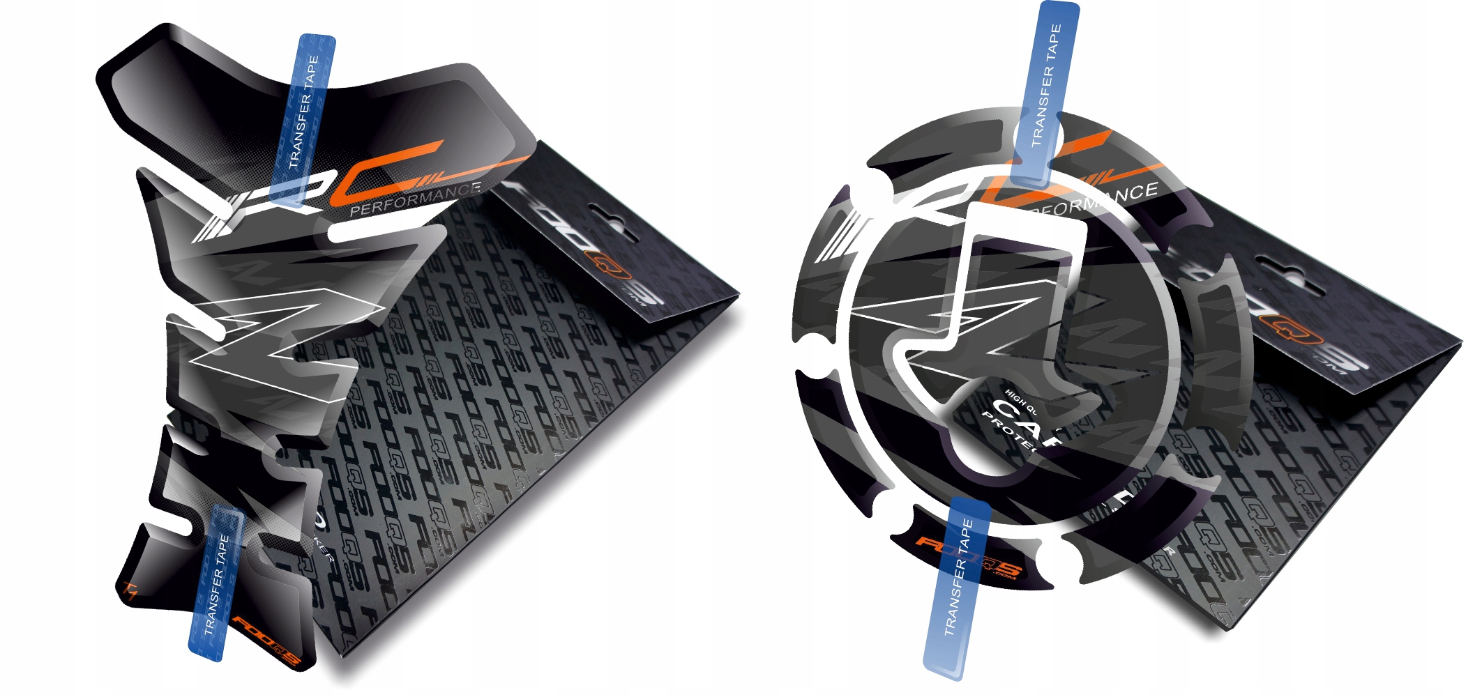 TANK-PAD + CAP-PAD od FOOQS KTM RC 200 390 ...