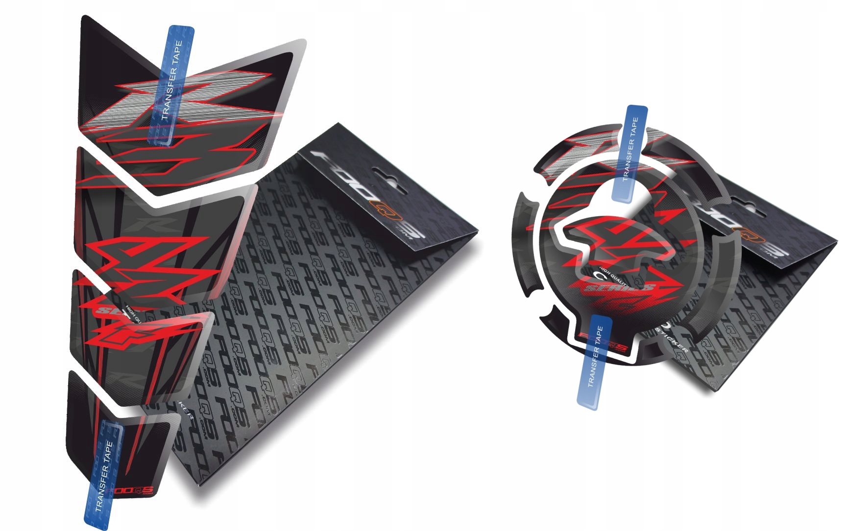 TANK-PAD + CAP-PAD od spoločnosti FOOQS YAMAHA YZF R3 R 3