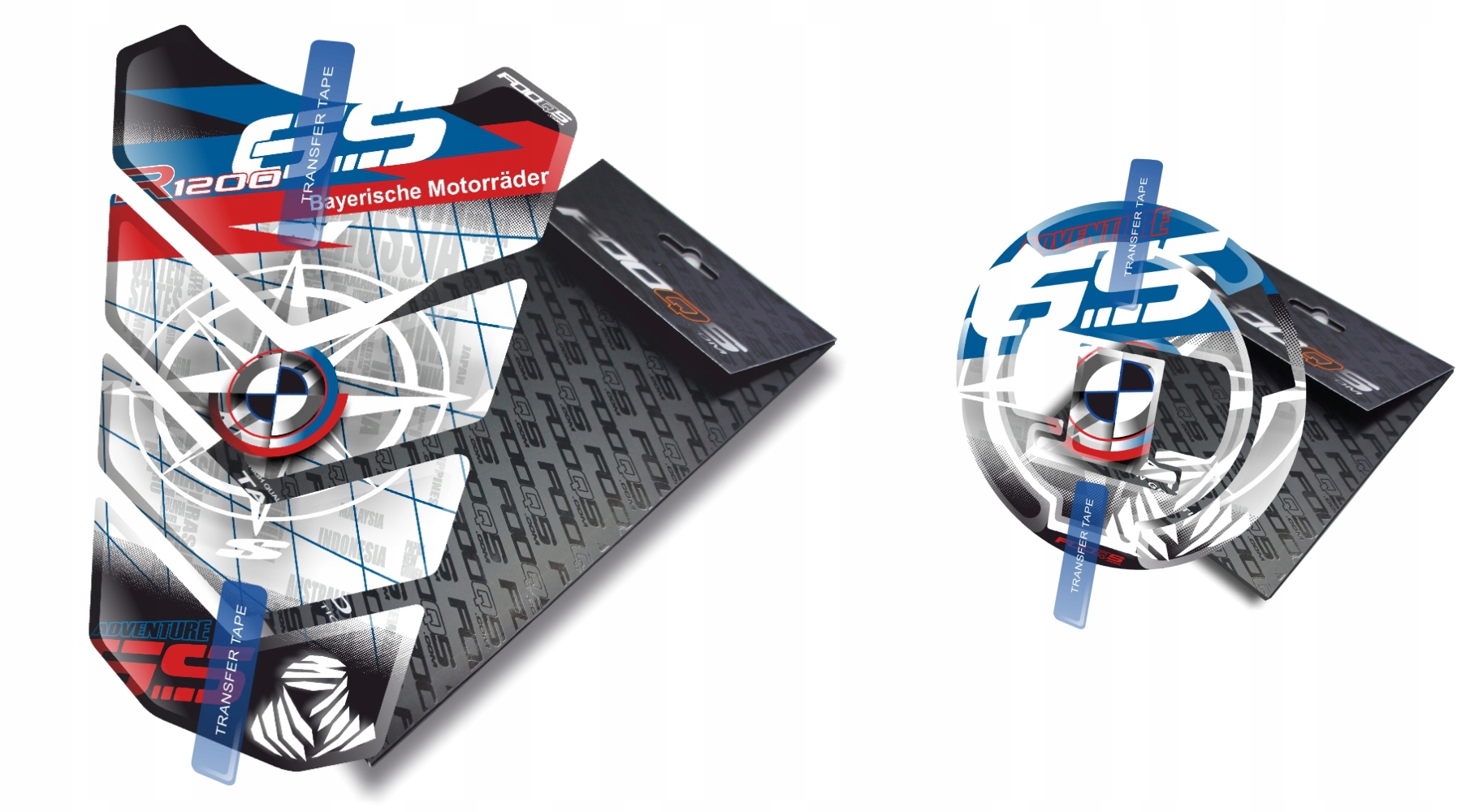 TANK-PAD + CAP-PAD od FOOQS pre BMW R-1200-GS