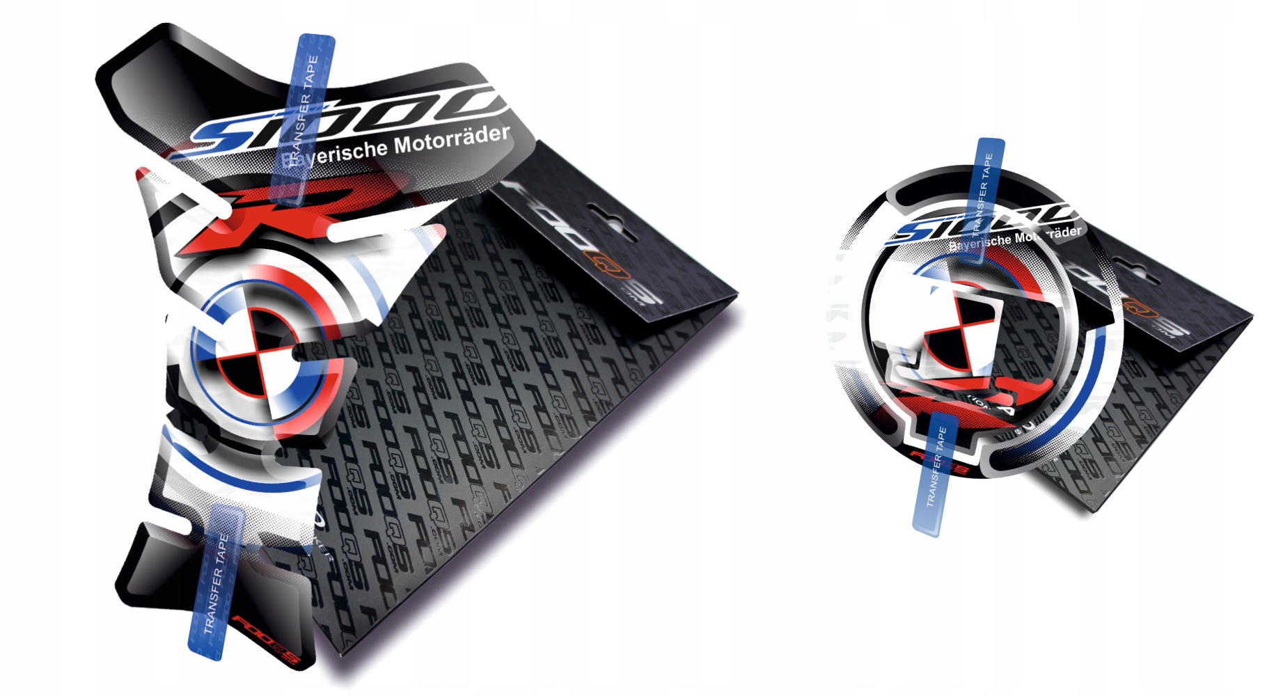 TANK-PAD + CAP-PAD od spoločnosti FOOQS pre BMW S-1000-R